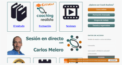 Desktop Screenshot of coachingrealista.com